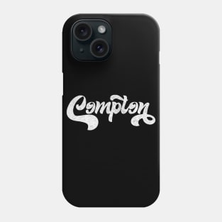 Compton / Retro Faded Style Design Phone Case