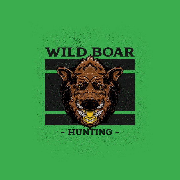 Wild Boar Hunting by Tip Top Tee's