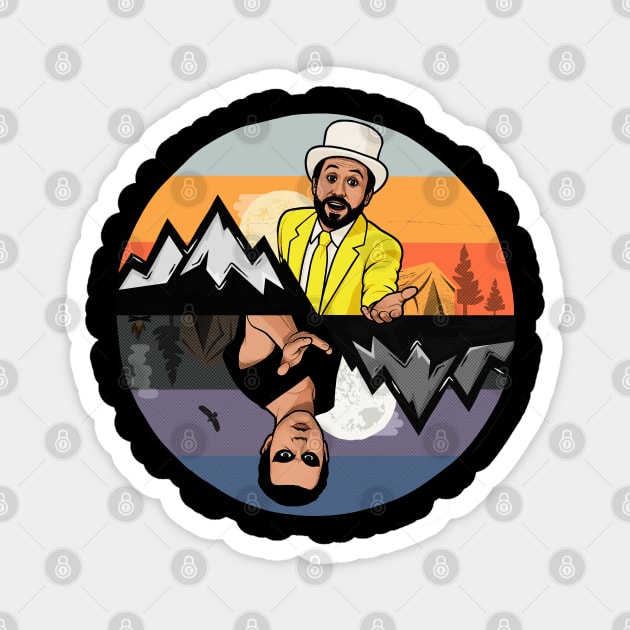 Dayman Nightman Parallels Magnet by Tv Moments