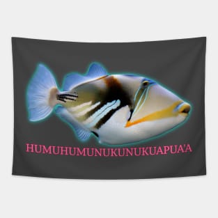 Hawaii t-shirt designs Hawaii state fish Tapestry