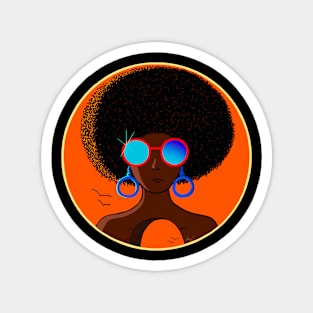 Afro Look Magnet