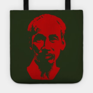 Ho Chi Minh Silhouette - Historical, Vietnamese, Revolutionary, Communist, Anti Imperialist, Vietnam War Tote