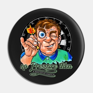 Funny Darts Player Pin