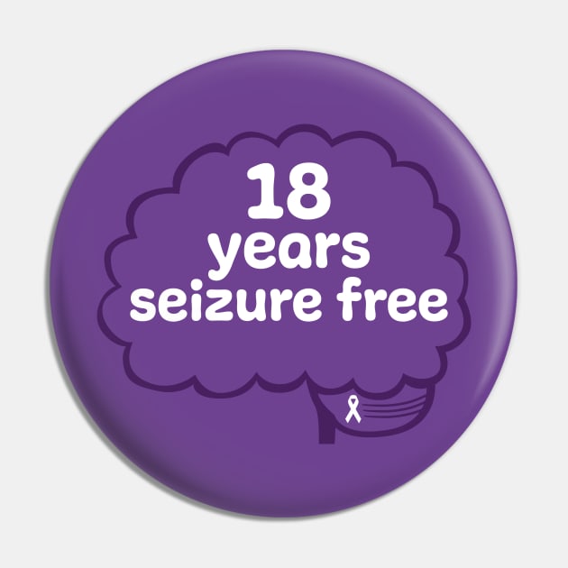 18 Years Seizure Free Pin by MickeyEdwards