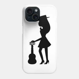 Mujer Con Guitarra Phone Case