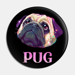 Sparkly Pug Pin