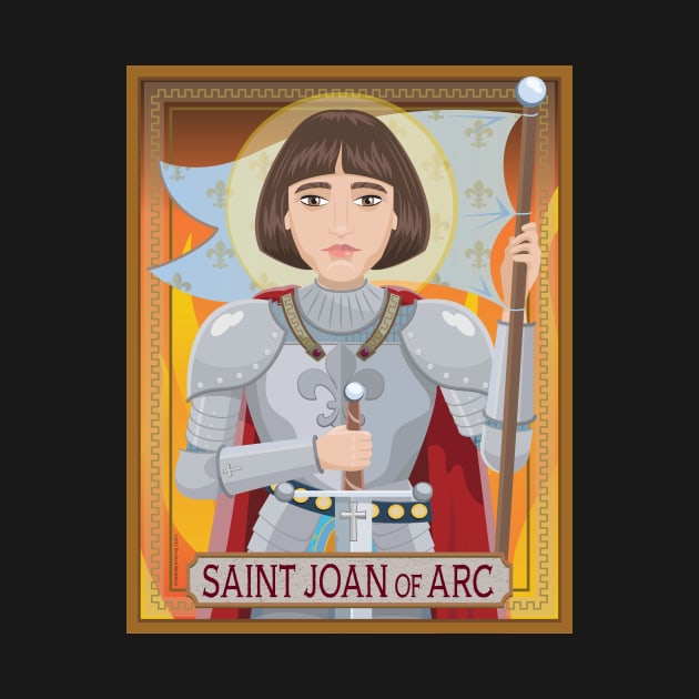 Joan of Arc by 5FingerTees