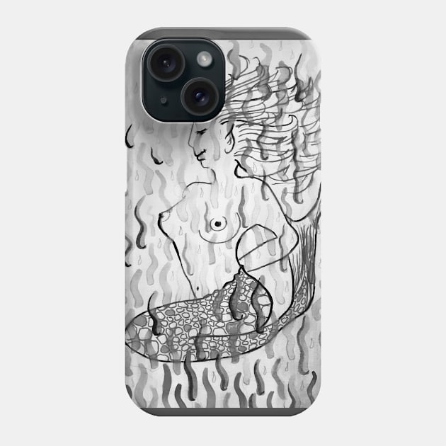 Underwater Mermaid 03 Phone Case by Maltez