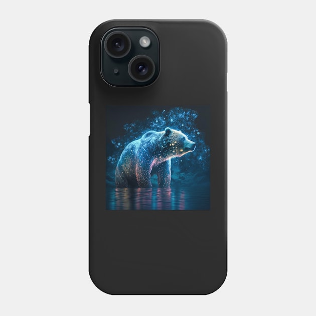 Luminescent Bear Phone Case by FireflyCustoms