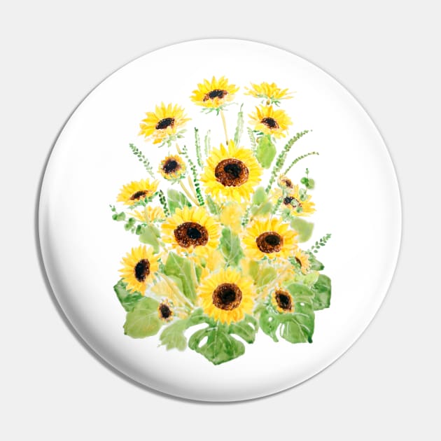 sunflowers and leaves arrangement Pin by colorandcolor