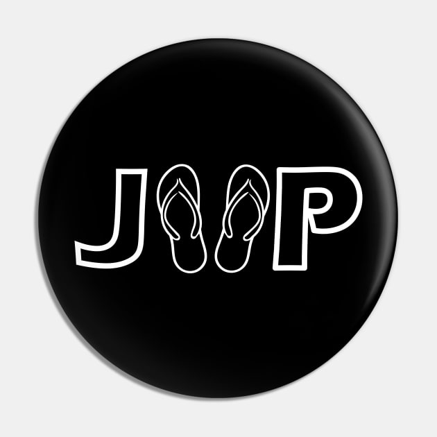 Jeep Flip Flops Pin by KC Happy Shop