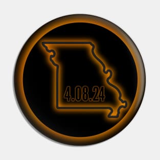 Missouri total solar eclipse 2024 Pin