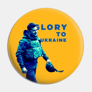 Glory to Ukraine Pin