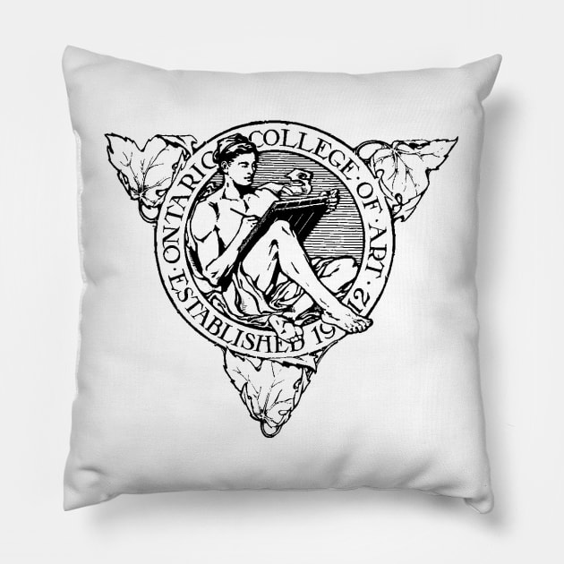 Ontario College of Art Pillow by RPolisuk