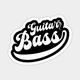 Bass Guitar // White Magnet