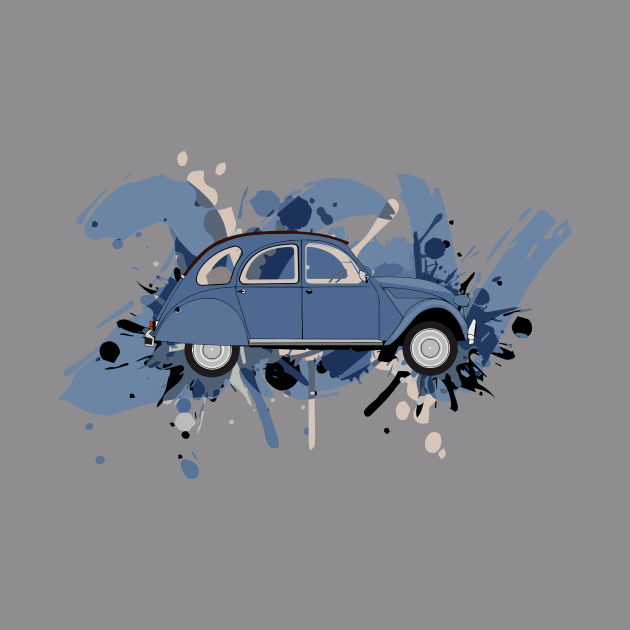 2CV art by RomoneGrafik