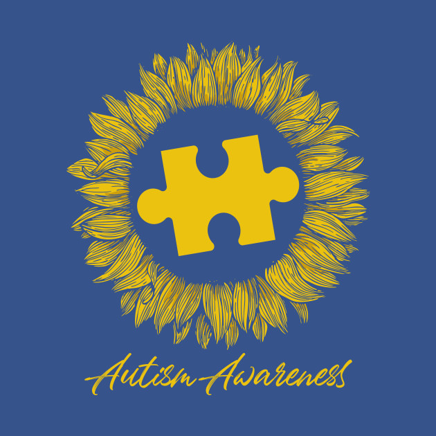 Discover Sunflower Autism Awareness Gift - Autism Awareness - T-Shirt