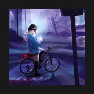 midnight bike ride T-Shirt