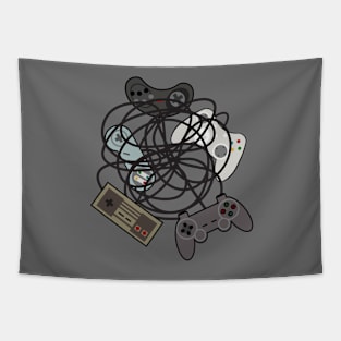 Tangled Joysticks Tapestry