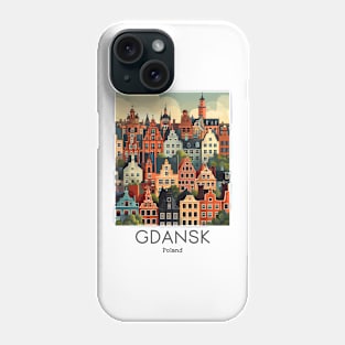 A Vintage Travel Illustration of Gdansk - Poland Phone Case