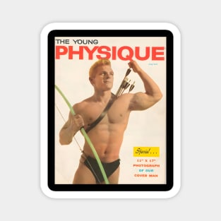 THE YOUNG PHYSIQUE - Vintage Physique Muscle Male Model Magazine Cover Magnet