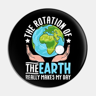 The rotation of the earth really makes my day Pin