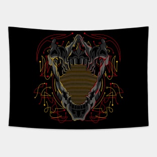 skull mask Tapestry