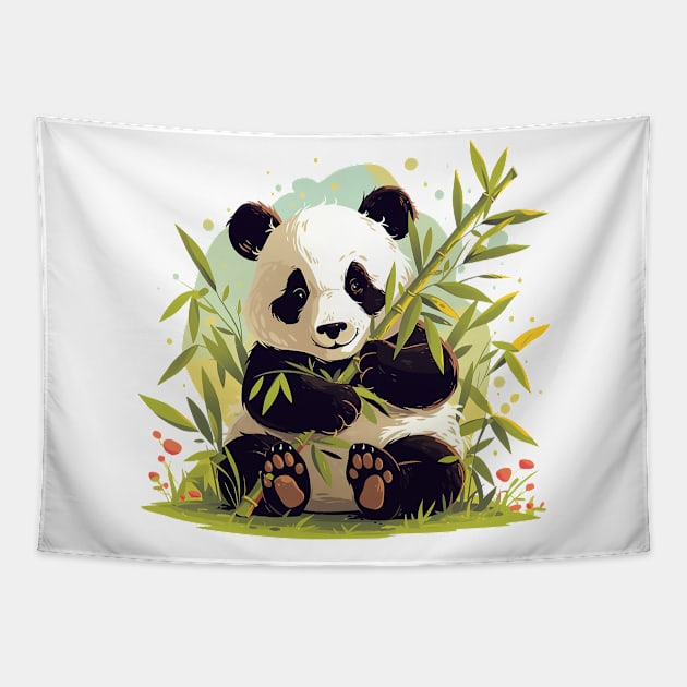 panda Tapestry by peterdoraki