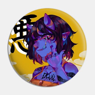 Devil Oc Pin