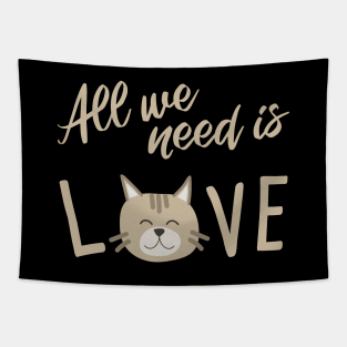 All we need is love CATS Tapestry