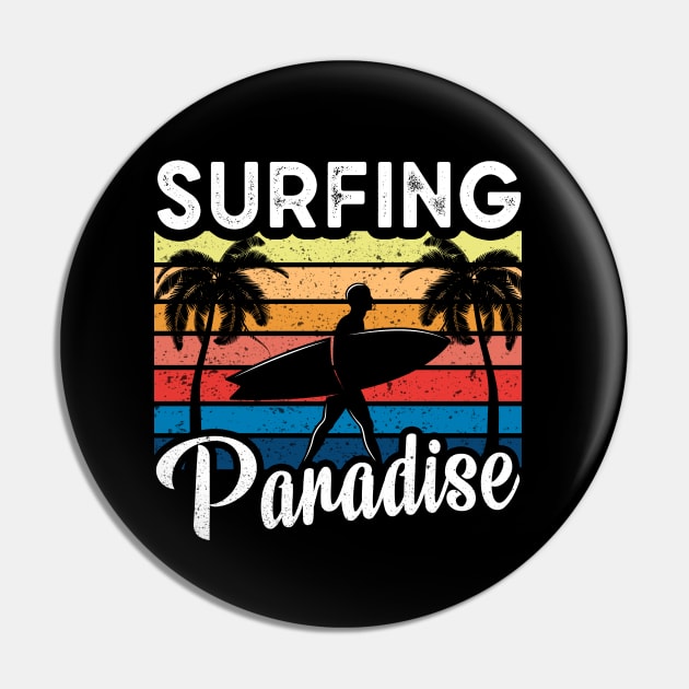 surfing paradise cool and awesome surfing gift for surfers and surfing lover Pin by Moe99