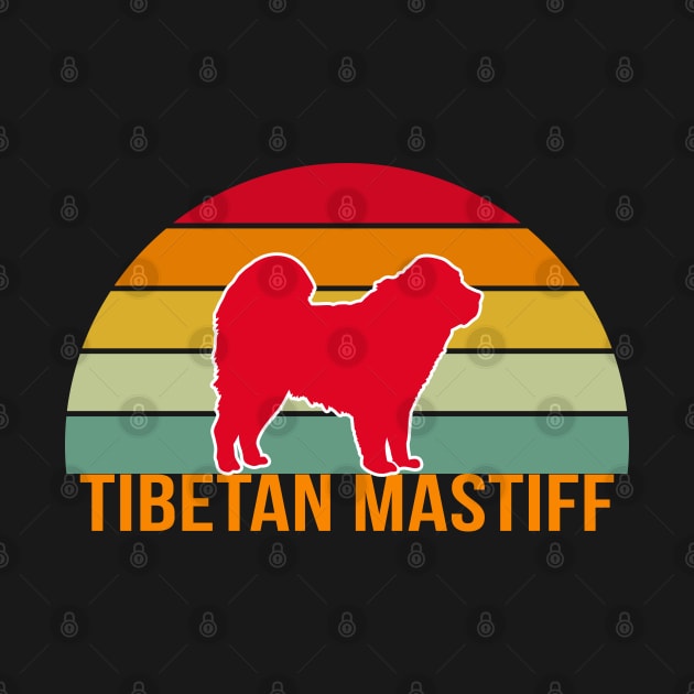 Tibetan Mastiff Vintage Silhouette by seifou252017