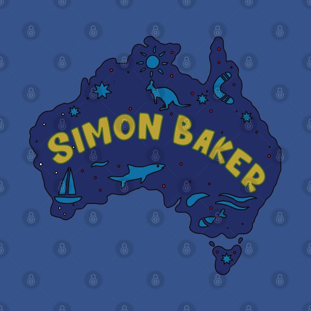 AUSSIE MAP SIMON BAKER by elsa-HD