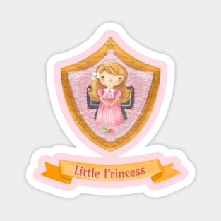 Little Girl Princess Magnet