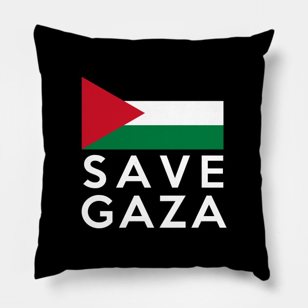 Save Gaza Pillow by omardakhane