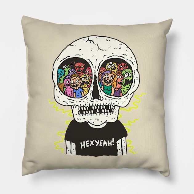 Skull Pillow by hex