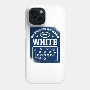 On Fridays We Wear White // Vintage School Spirit // Go White Phone Case