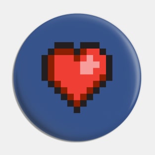 8Bit Heart Pin