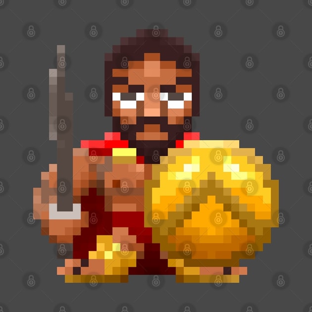 16-Bit Spartan King by badpun