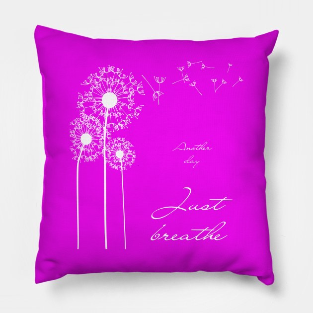 Just breathe Pillow by FilaliShop