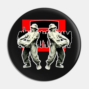 Socialism Strike Rights at work Pin