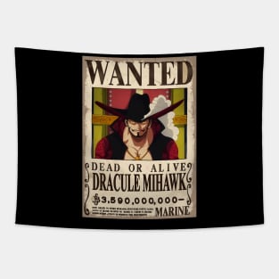 NEW BOUNTY WANTED DRACULE MIHAWK' Tapestry