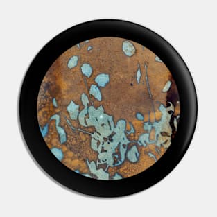 Circle of Copper Rain Pin