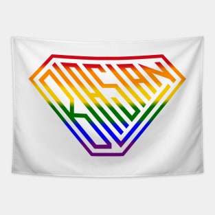 Blasian SuperEmpowered Shield (Rainbow) Tapestry