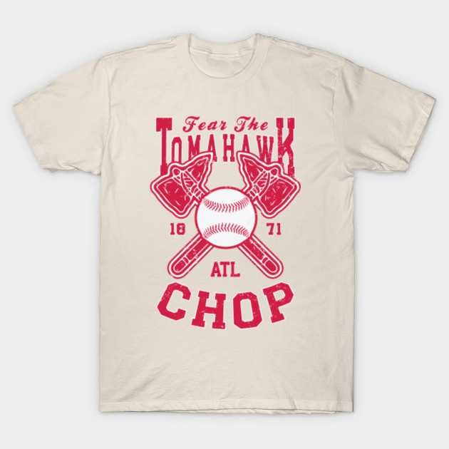 Whimsical Thinker Distressed Fear The Tomahawk Chop 1871 Kids T-Shirt