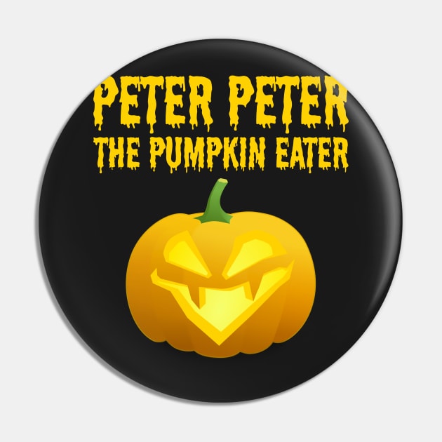 Peter Peter Pumpkin Eater Halloween Couple Costume Pin by finedesigns