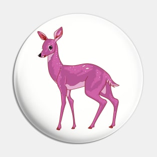 Pink Deer Pattern 1 Pin