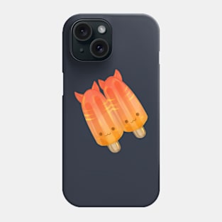 Twin Cat Popsicles Phone Case