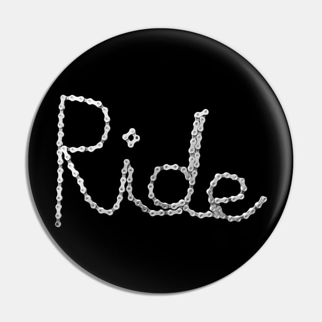 Bike Chain - RIDE Pin by NeddyBetty