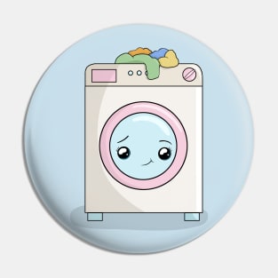 Kawaii Washing Machine Pin